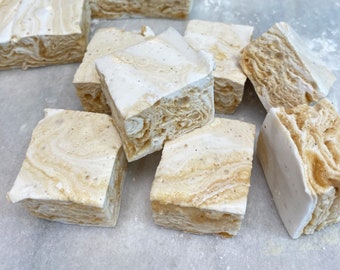 Salted Caramel Marshmallows. Gourmet Handcrafted Marshmallows.  1 Dozen