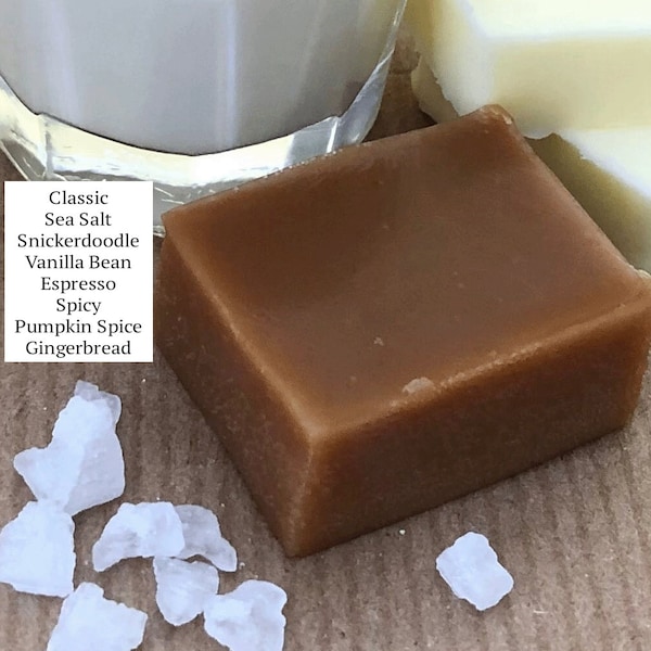 Artisan Caramel. Simple Ingredients. Choice of Flavour. Soft. Buttery