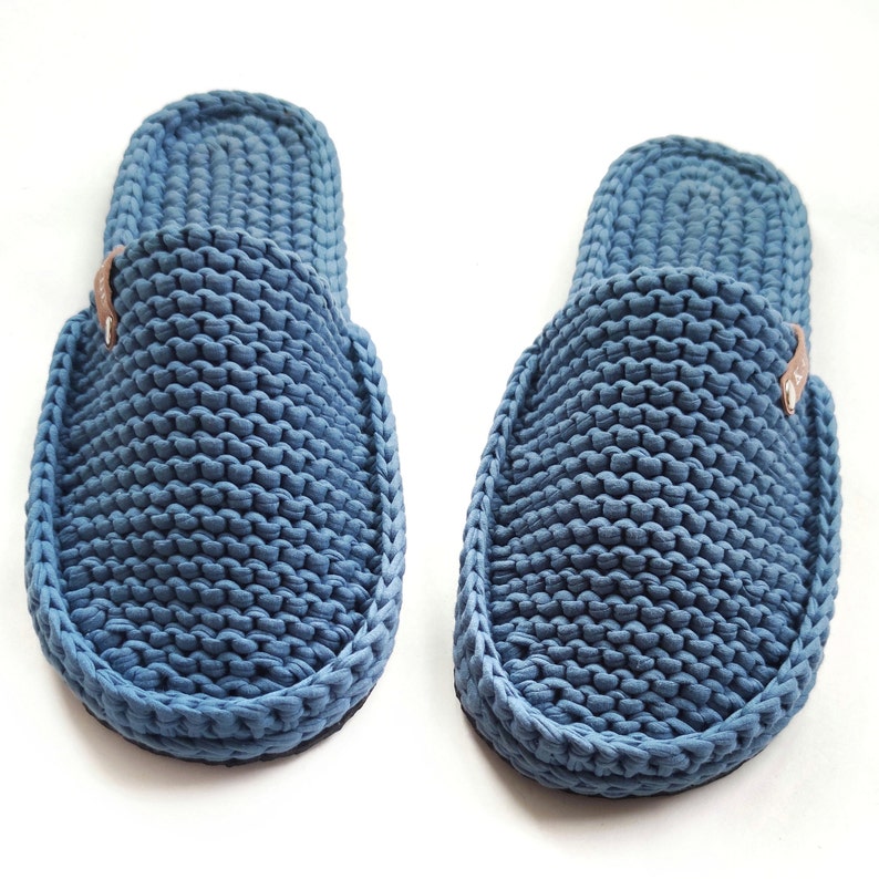 Knitting Pattern for Mens House Slippers Crochet Slippers PDF Etsy