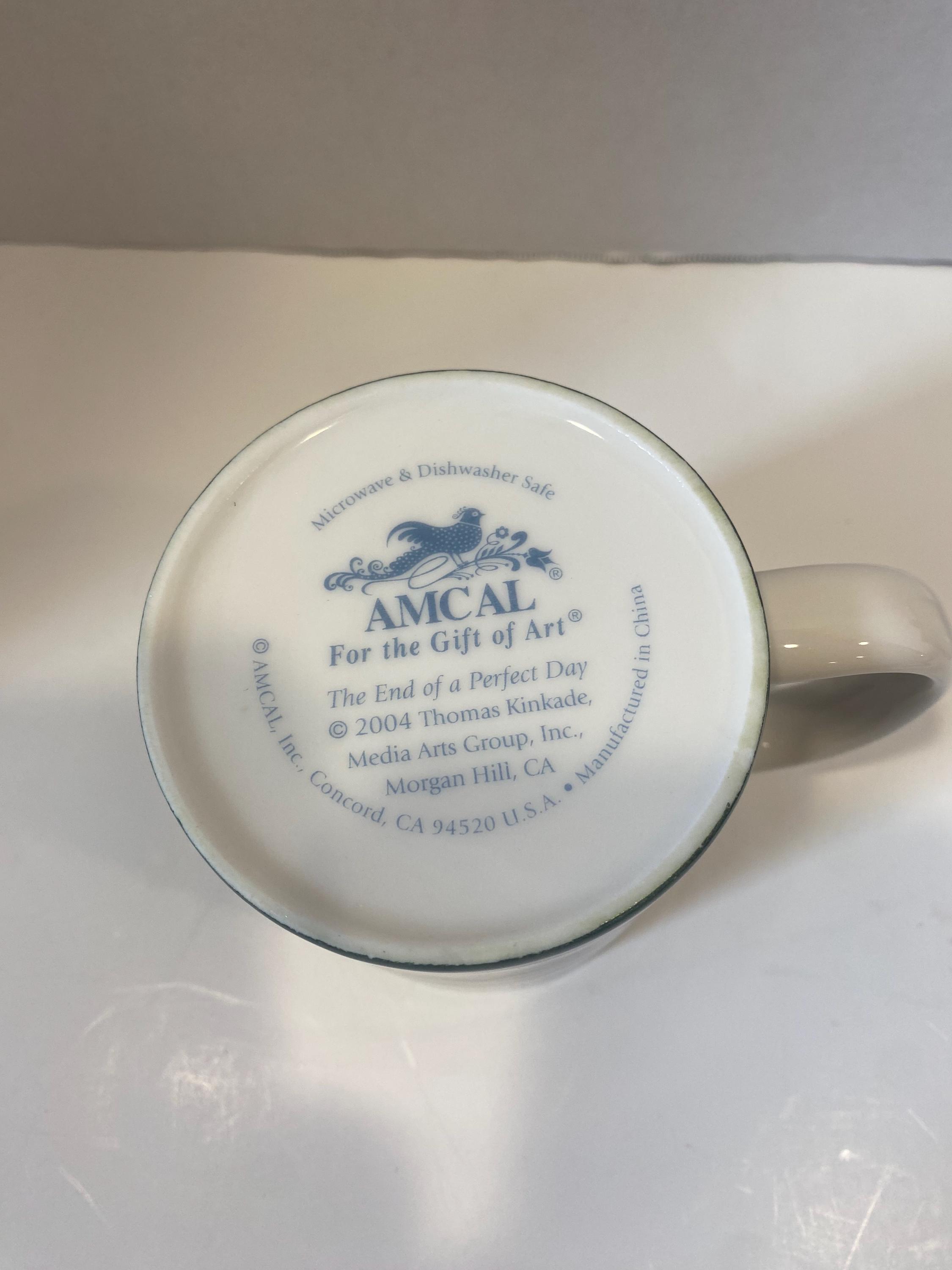 Thomas Kinkade Painter of Light Porcelain Mug "end of A Perfect Day" New -  Etsy