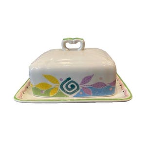 Mikasa Butter / Cheese Dish Country Classics Botanica DC015 Pattern