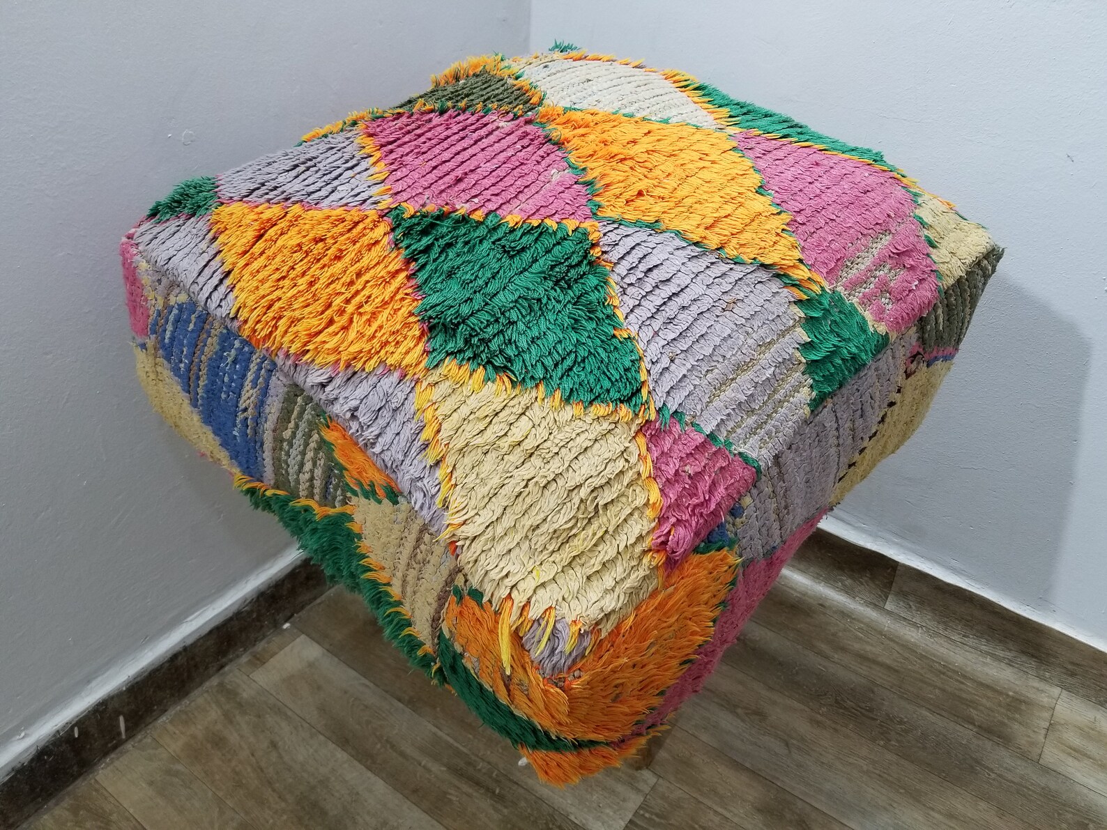 Almohada de suelo marroquí exclusiva cojín hecho a mano | Etsy