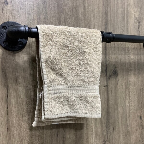 Pipe Towel Bar Etsy