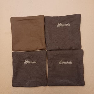 Ensemble de 4 sacs Blanton Bourbon Cornhole en édition limitée, remplis de maïs ou de résine
