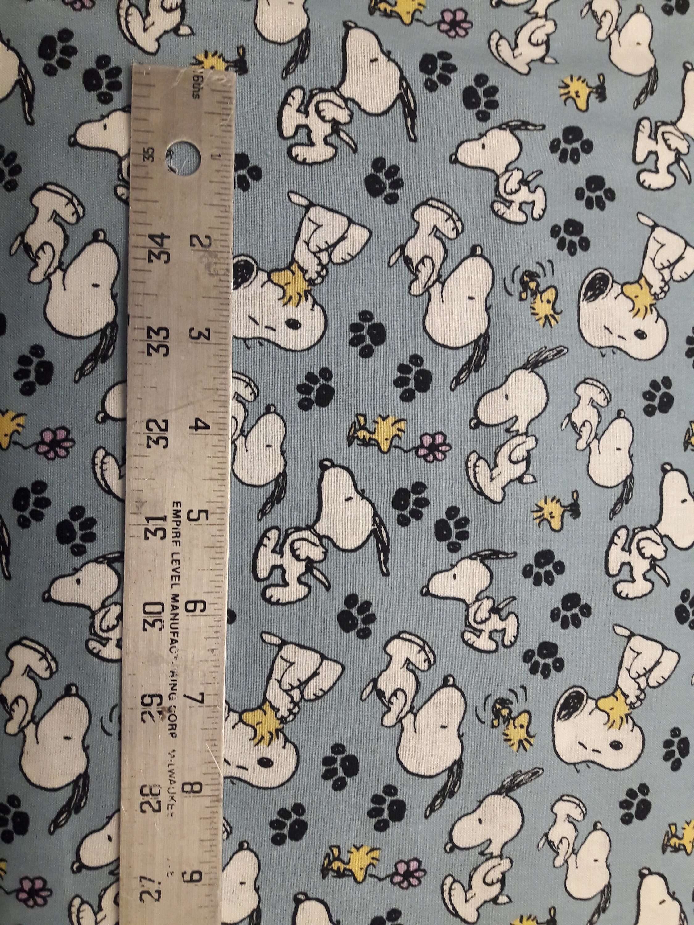 Peanuts Snoopy Fabric by the Yard 100 Cotton Etsy