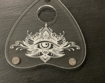 Planchette, Acrylic, Ouija Spirit Board