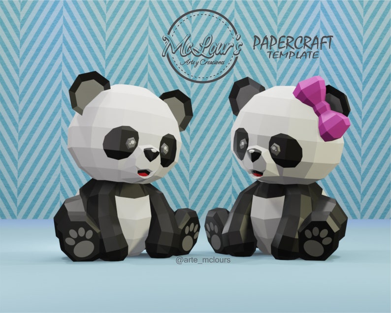 Panda Bear Template Printable