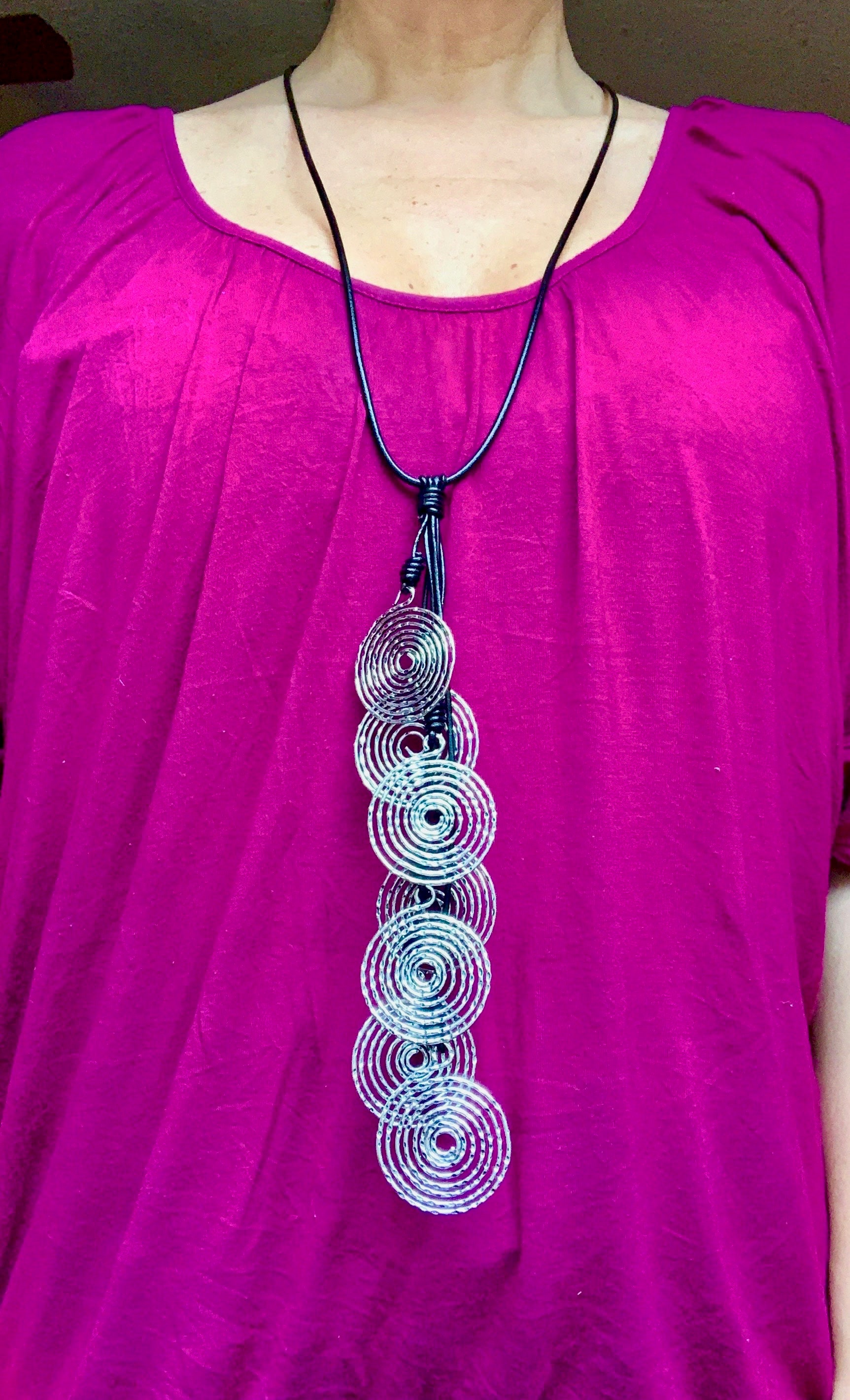 Collier Lariat En Argent Avec Chaîne En Forme De Serpent Minimaliste En Métal Argenté 18 Carats