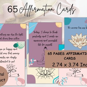 Affirmation Cards, Printable Cards, Motivational Cards, Positivity Cards, Manifestation Cards, Daily Affirmation