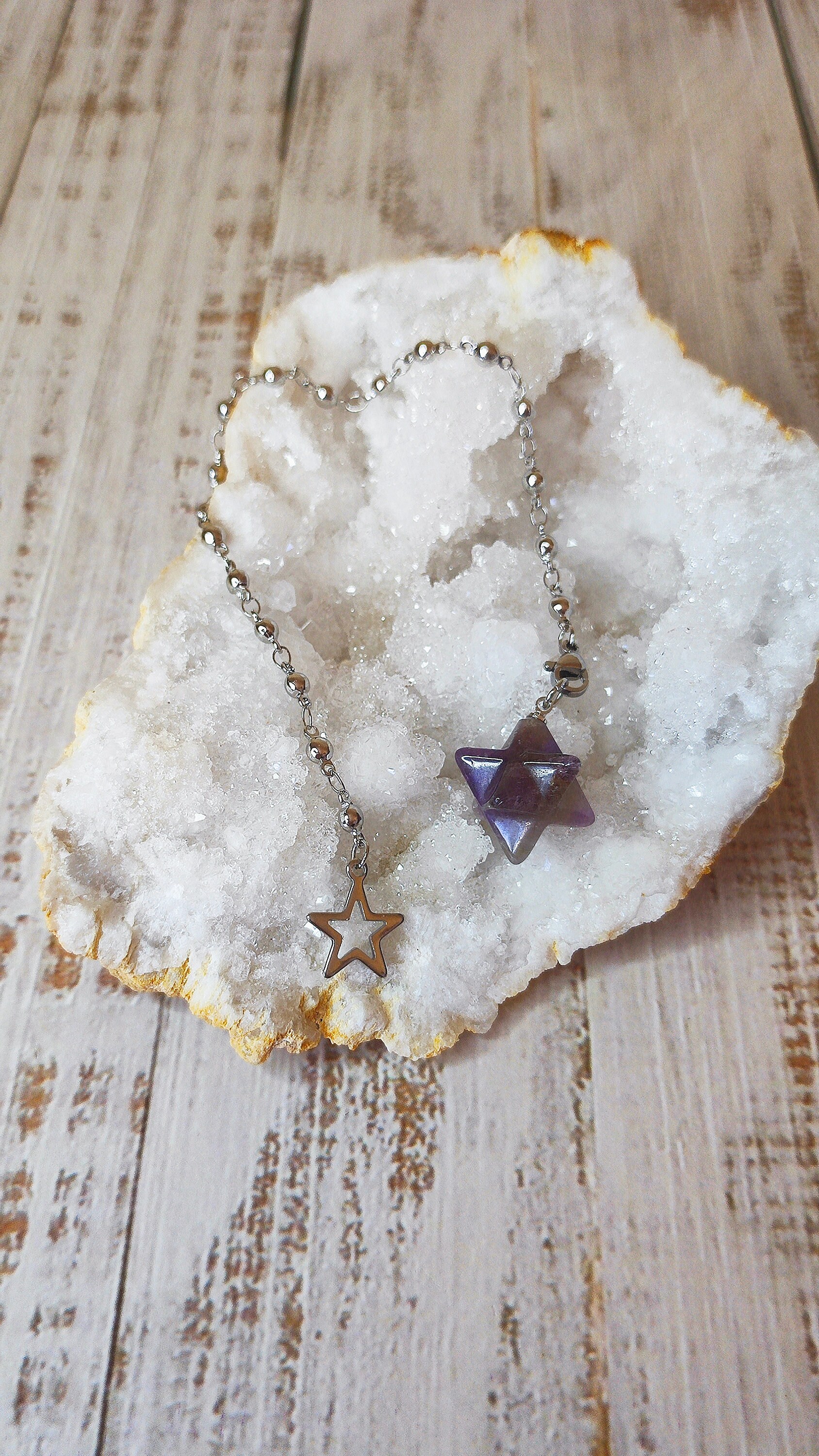 Pendule Merkaba Améthyste