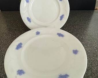 Set of 4 Adderley Blue Chelsea Dessert Side Plate