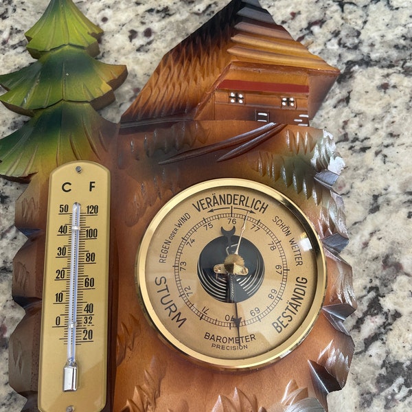 Vintage Veranderlich Bestandig Sturm Precision Barometer