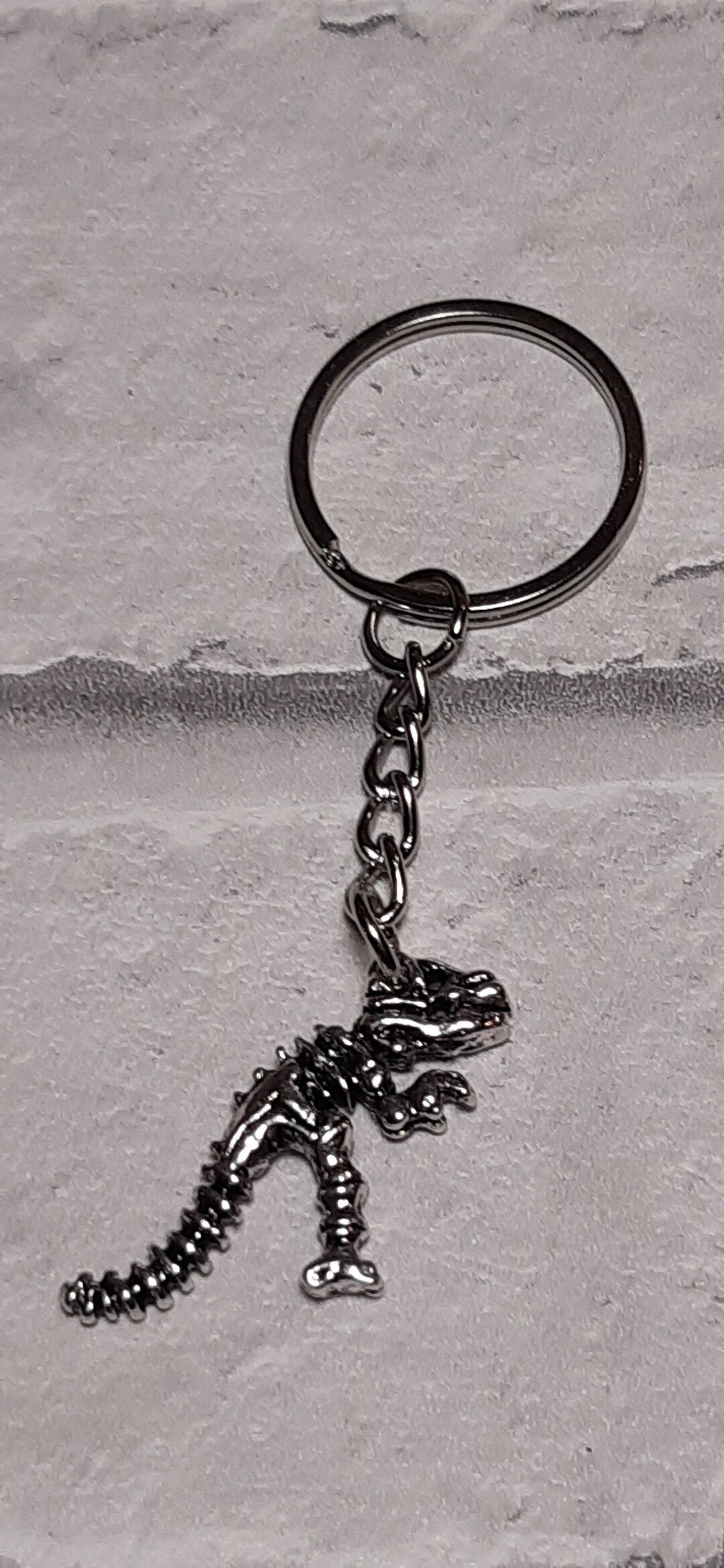 Dinosaur T Rex Keyring Keychain Charm Zip Pull Bag Charm - Etsy UK