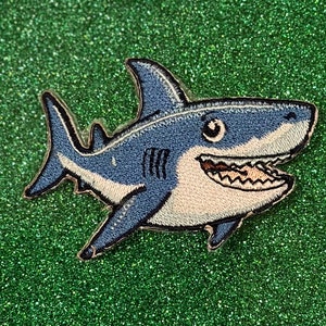 Iron On Shark Patch