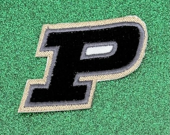 Purdue Embroidered Iron On Patch