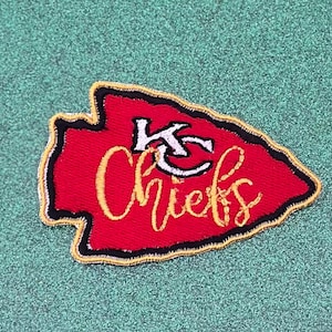 KC Chiefs Embroidered Iron On Patch
