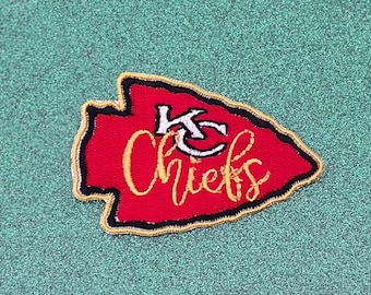 KC Chiefs Embroidered Iron On Patch
