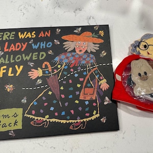Interactive Book “There was an old lady who swallowed a fly”