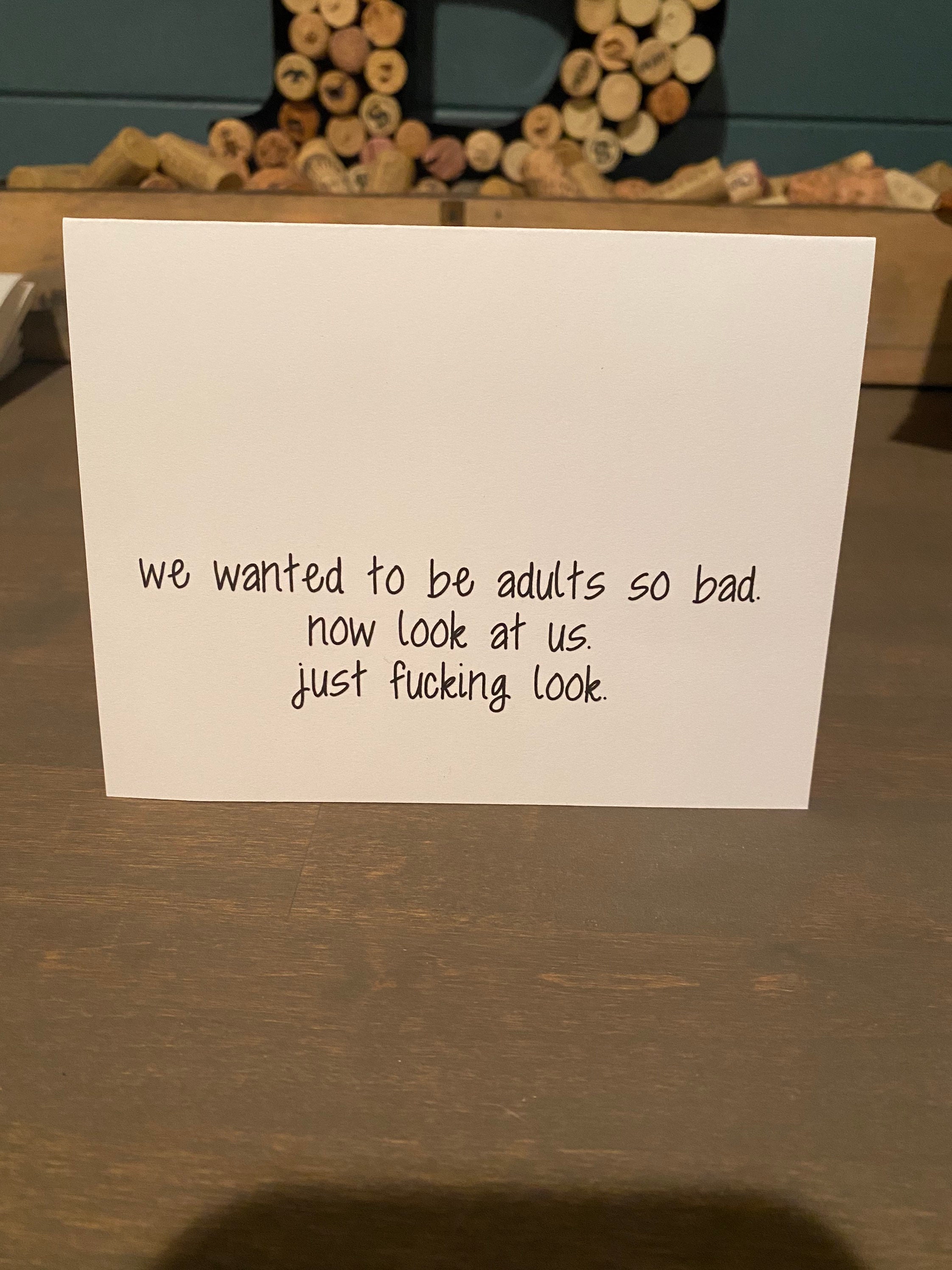 Funny Greeting Card Etsy