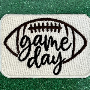 Game Day Embroidered Iron On Patch