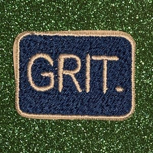 Lions Detroit GRIT Embroidered Iron On Patch