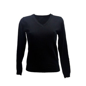 Cashmere V-neck sweater, cashmere and wool pullover made in Italy, handmade womens jumpers, wool blouse, wool jumper