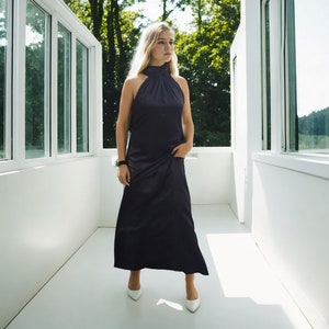 Vestito lungo nero estivo sale