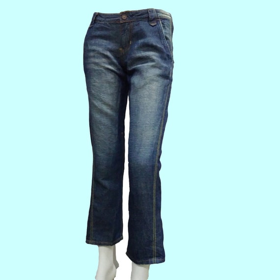 Buy Handmade Women s Capri Jeans Trousers Made in Italy Chic Fashion Linen Trousers Casual Linen Trousers Italian Fashion Women s Jeans Online in India Etsy