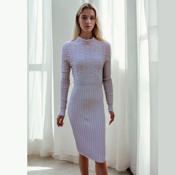Buy Cashmere and Wool Dress, Knitted Sweater Dress, Womens Clothes Made in  Italy, Sustainable Fashion Clothing in Cashmere Online in India 