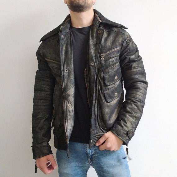 Roberto Cavalli Vintage Leather Jacket 