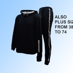 Mens Walking Tracksuit Sportswear, tracksuit with reflective bands, men custom plus size tracksuit.