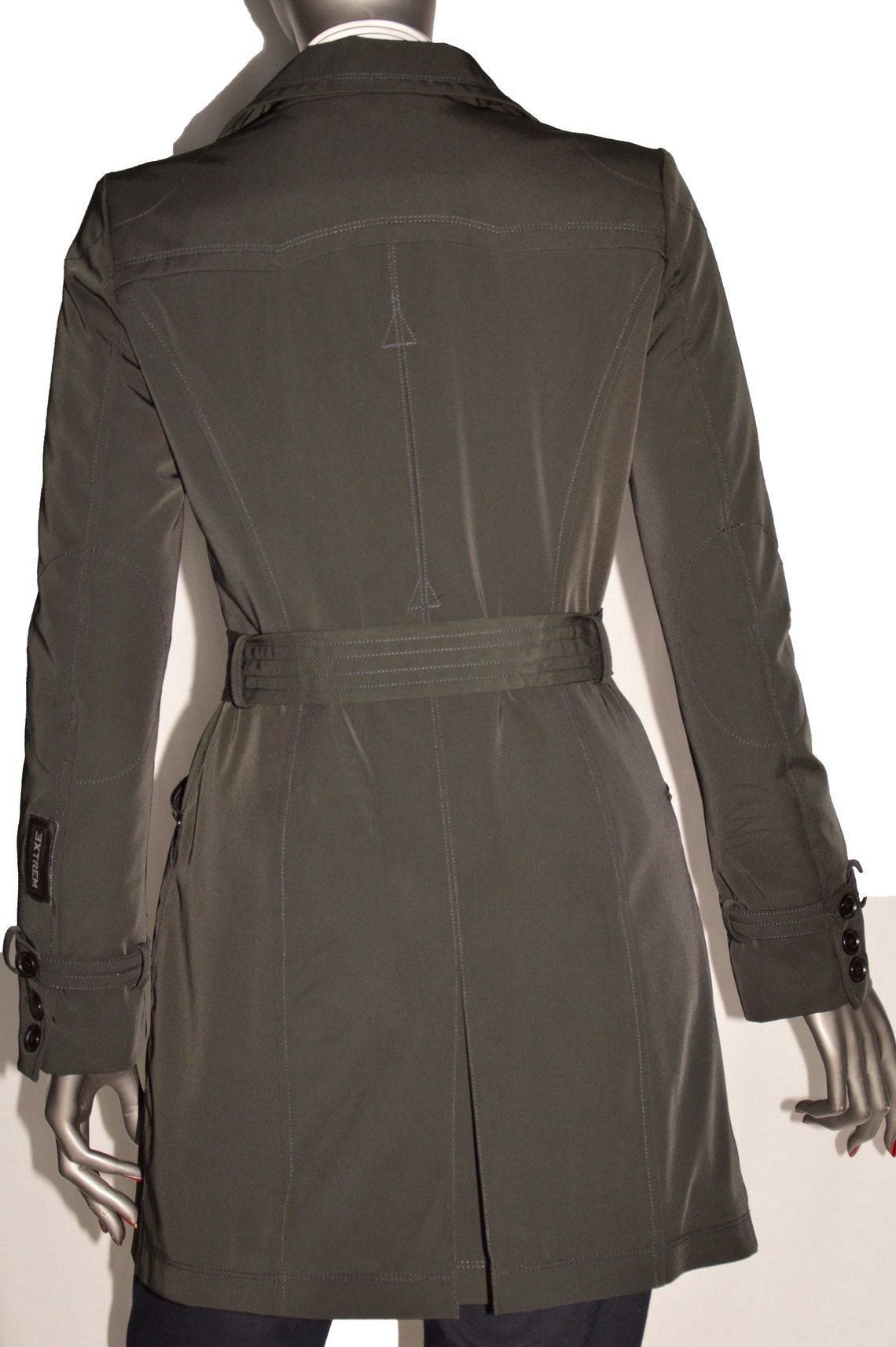 Women's trench coat technical fabric made in Italy Etsy