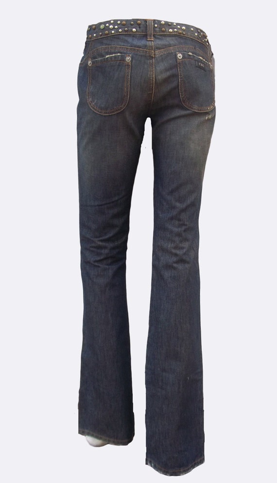 Costume National Gray distressed jeans