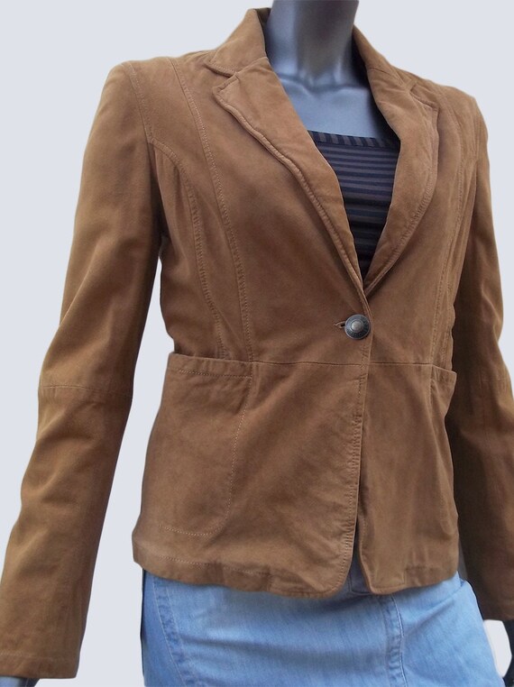 Genuine Leather Suede Jacket Calvin 