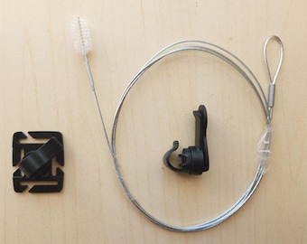 Cleaning Brush And Magnetic Tube Clip Accessories For Nalgene And Smartwater Hydration Tube Adapter