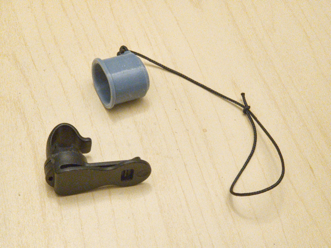 3D Printed Bite Valve Cover and Tube Clip Accessories for Nalgene and Smartwater