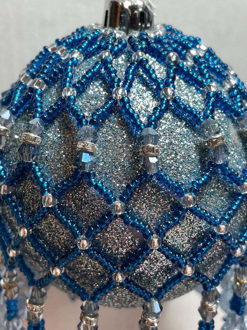 Beaded christmas ornament supplies