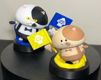 Splatoon Judd & Li'l Judd Figure- 3D Printed, Amiibo Size