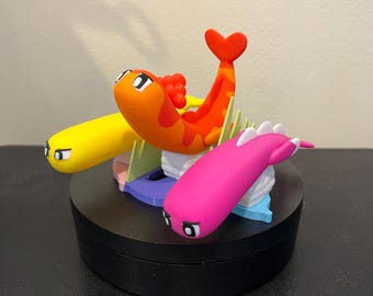 Mega Tatsugiri 3D printed Pokemon figure