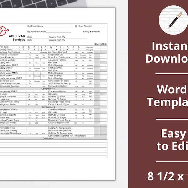 hvac-tune-up-checklist-etsy