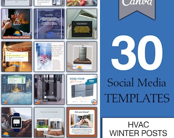 HVAC ︱ WINTER ︱ POSTS ︱Facebook ︱ Instagram ︱Templates