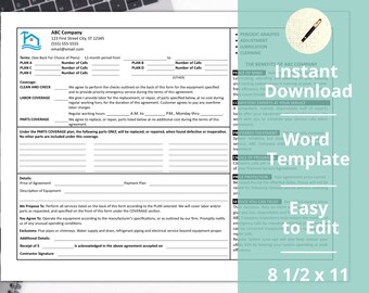 HVAC Price Book Excel Template - Etsy