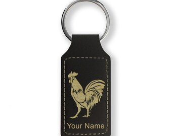 Personalized Hen Keychain