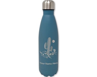 Cactus Water Bottle Etsy