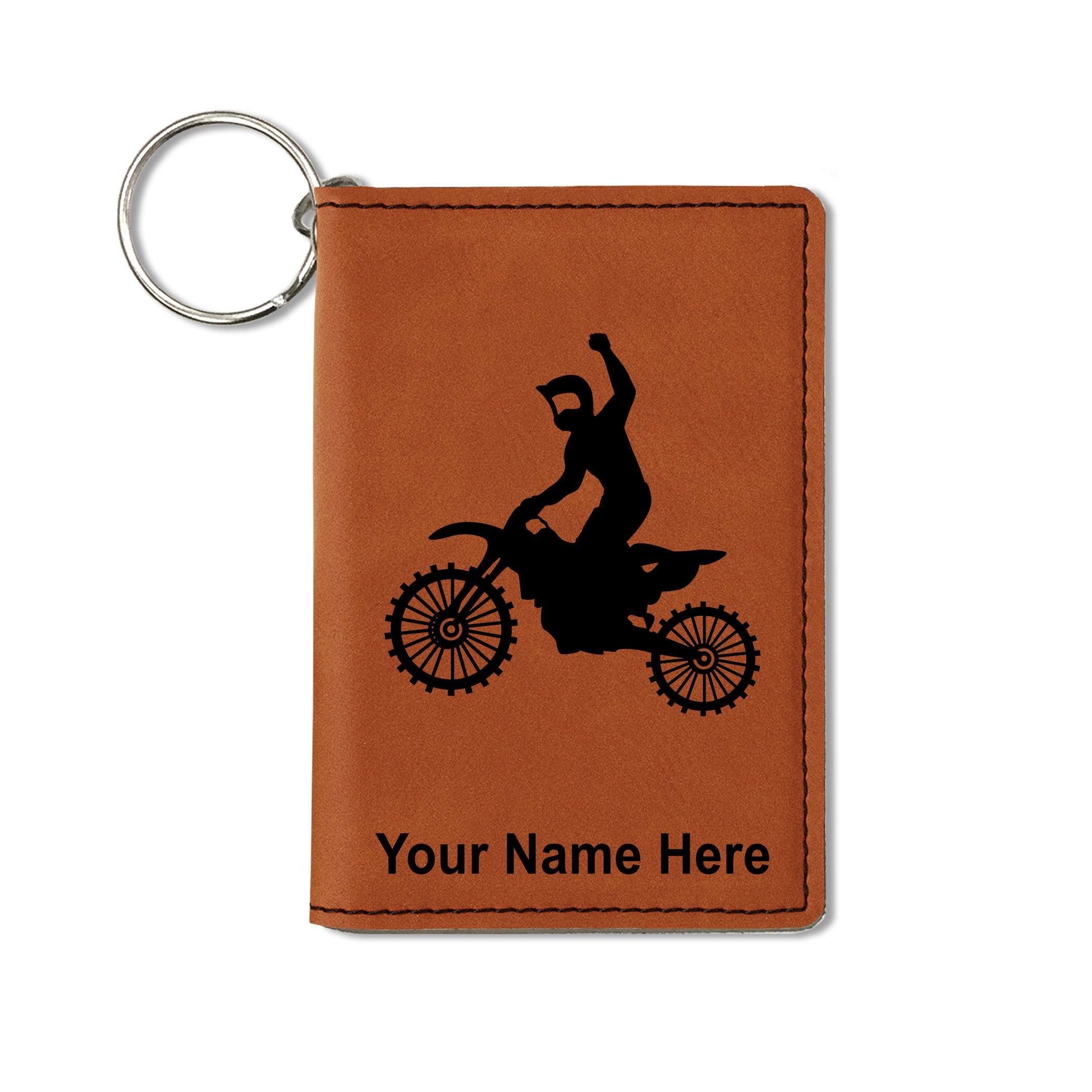 ID Holder Wallet Motocross Personalized Engraving Included Etsy UK