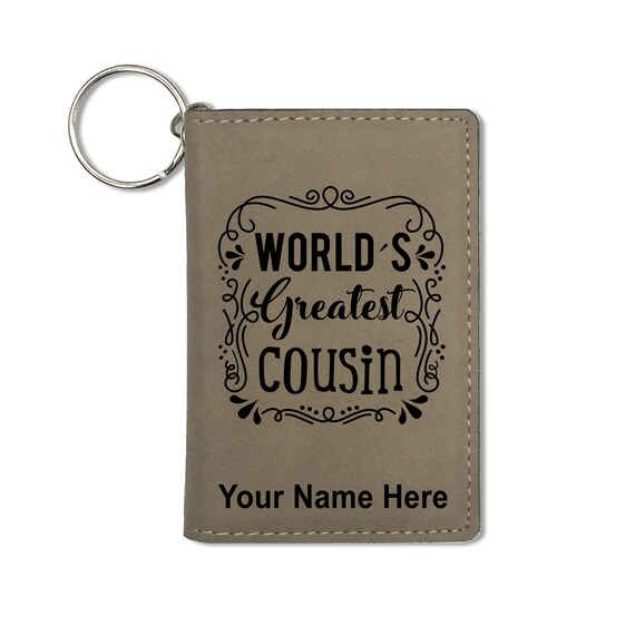 Keychain ID Holder Wallet - Worlds most awesome Film Director - Leather Keychain ID Holder Wallet - Worlds most awesome Film Director - Leather