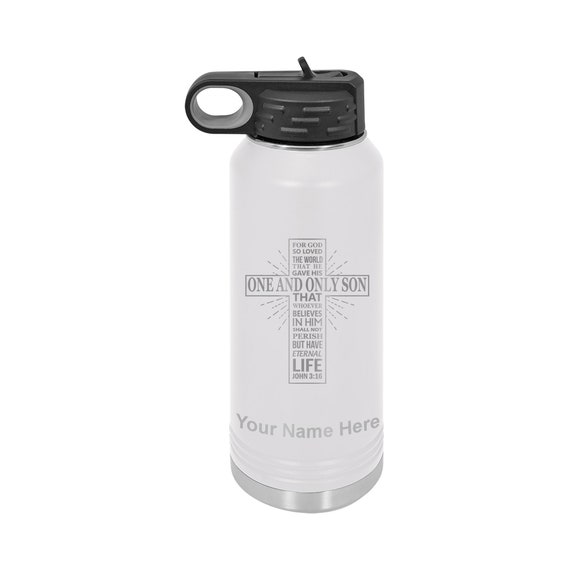 Verre Portable avec Couvercle / Paille / Protection en Cuir- Marron
