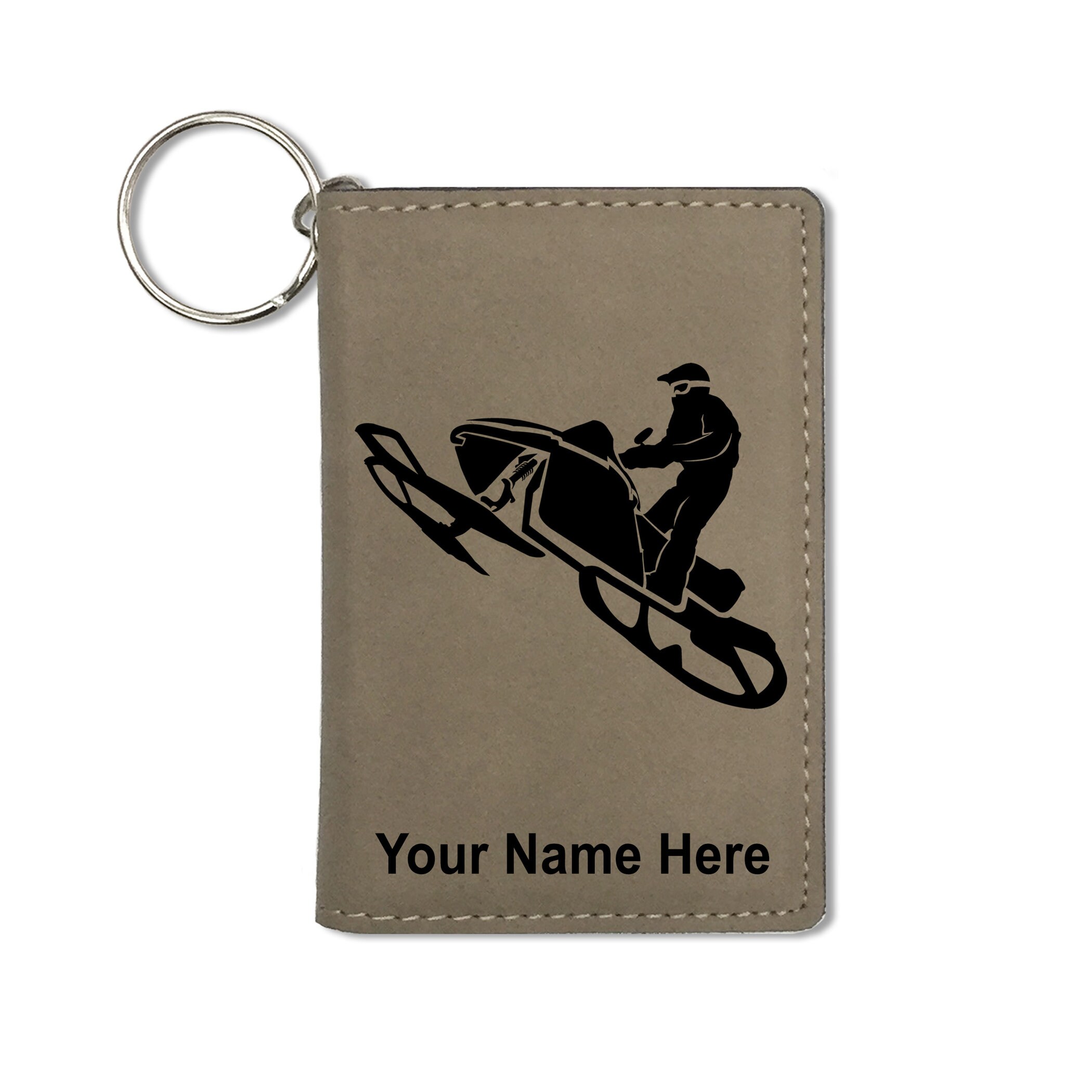 Money Clip Wallet Snowmobile Personalized Engraving Included Money Clip Wallet Snowmobile Personalized Engraving Included