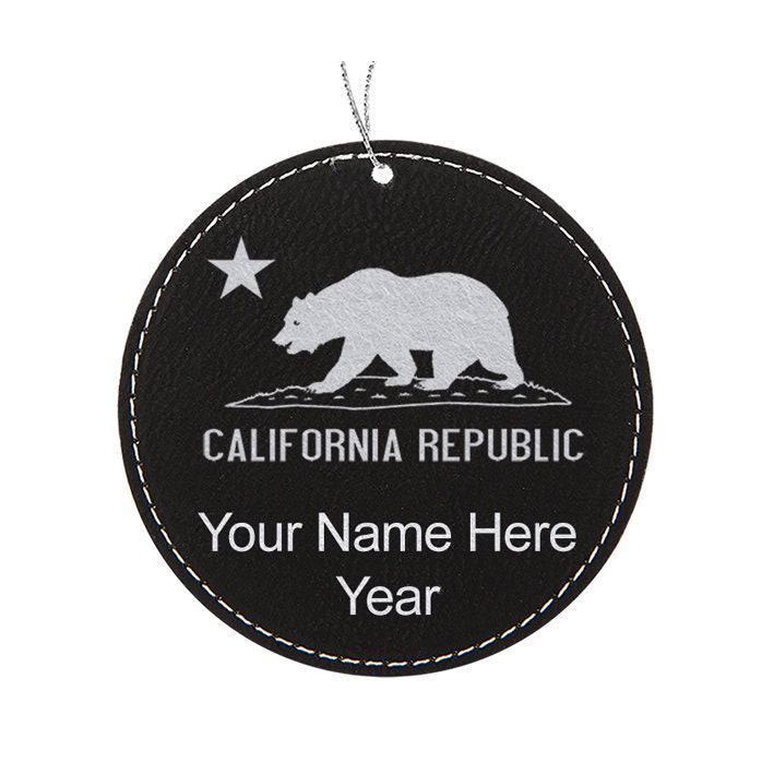 Inga California Art Style Plaque dimmatriculation Personnalisable 15,2 x 30,5 cm