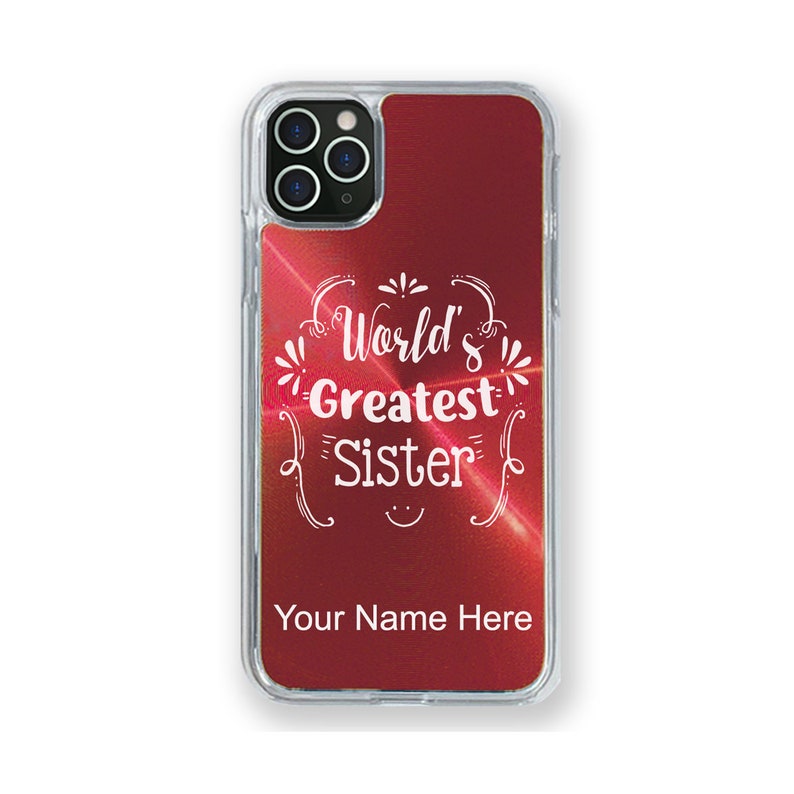 11 Pro Case Compatible with iPhone 11 World/'s Greatest Sister Personalized Engraving Included 11 Pro Max